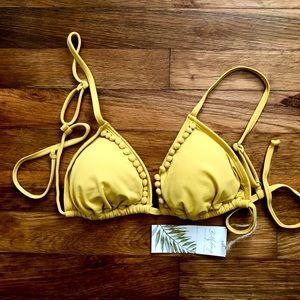 Yellow bikini top Billabong x Sincerely Jules